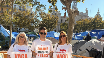 Intersindical Salut secunda la vaga general de l’11N, “perquè sense casa, no hi ha salut”